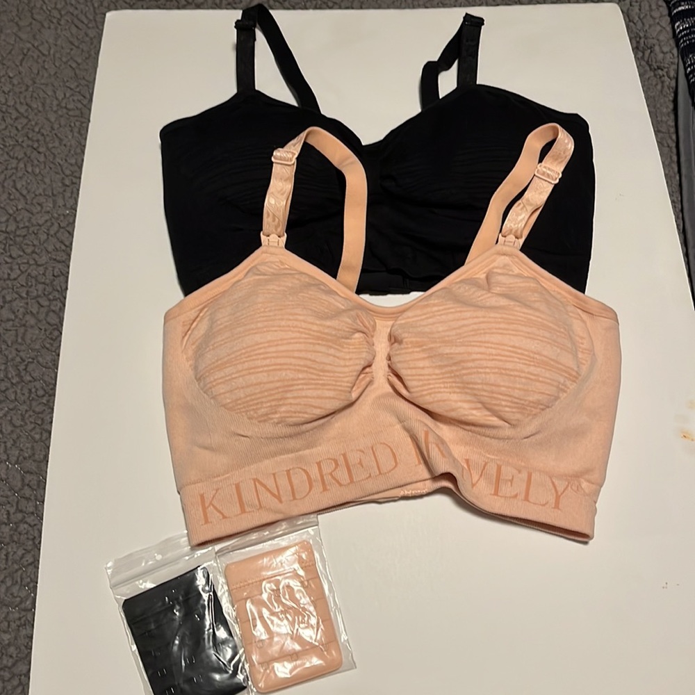 Kindred Bravely Sublime Hands Free Nursing and Pumping Bra Lot small/petite